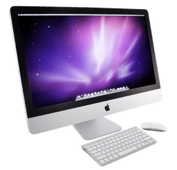 back view of Apple iMac 24-inch